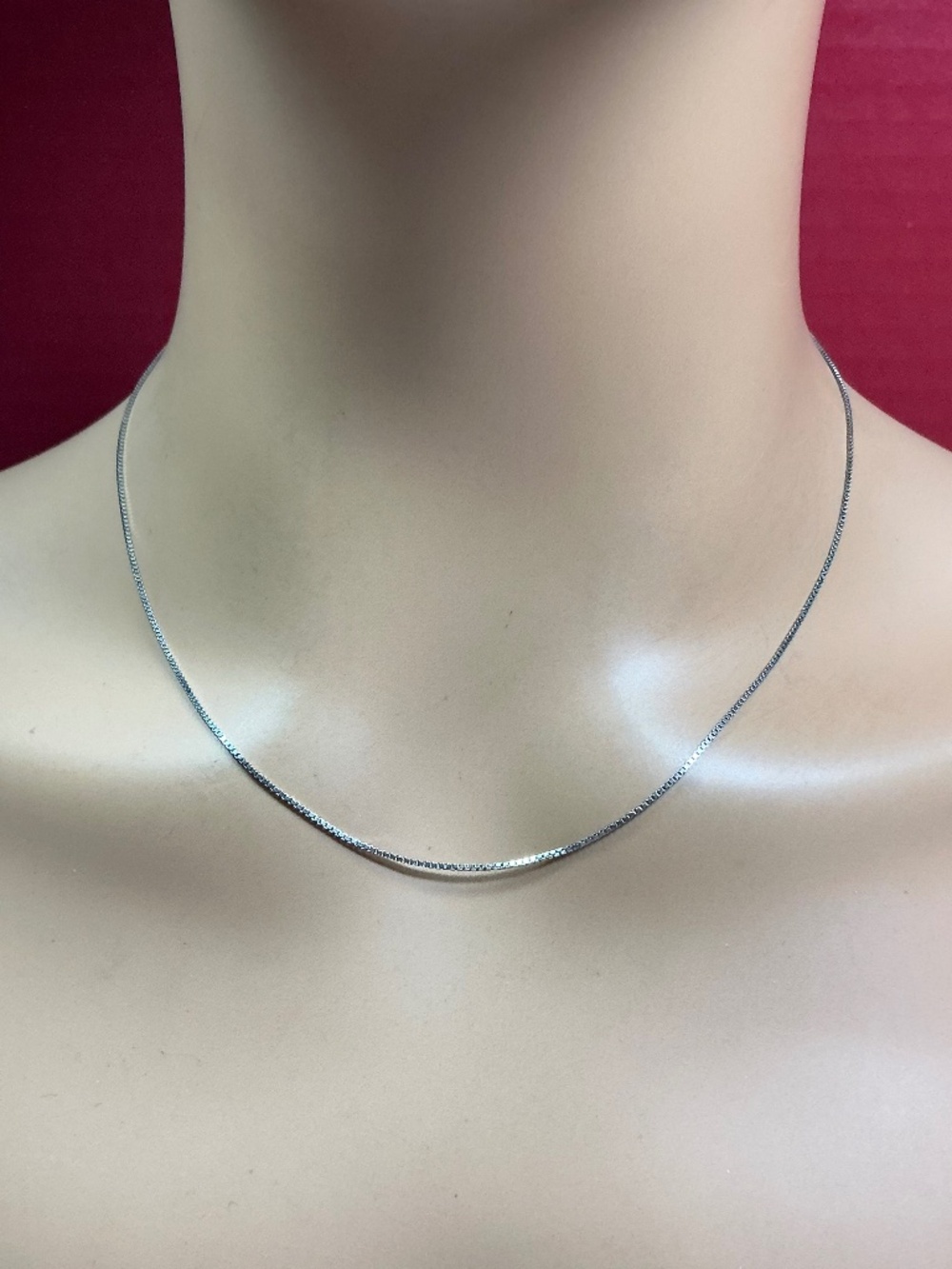 Sterling Silver Italian Chain / Necklace. 18 inches long